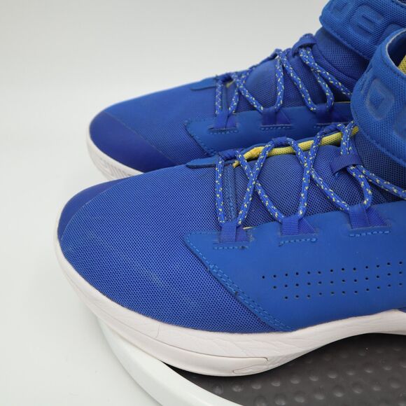 Under Armour Mens Size 13 Basketball Shoes Get B Zees Blue Gym Indoor Sneakers - Picture 3 of 16